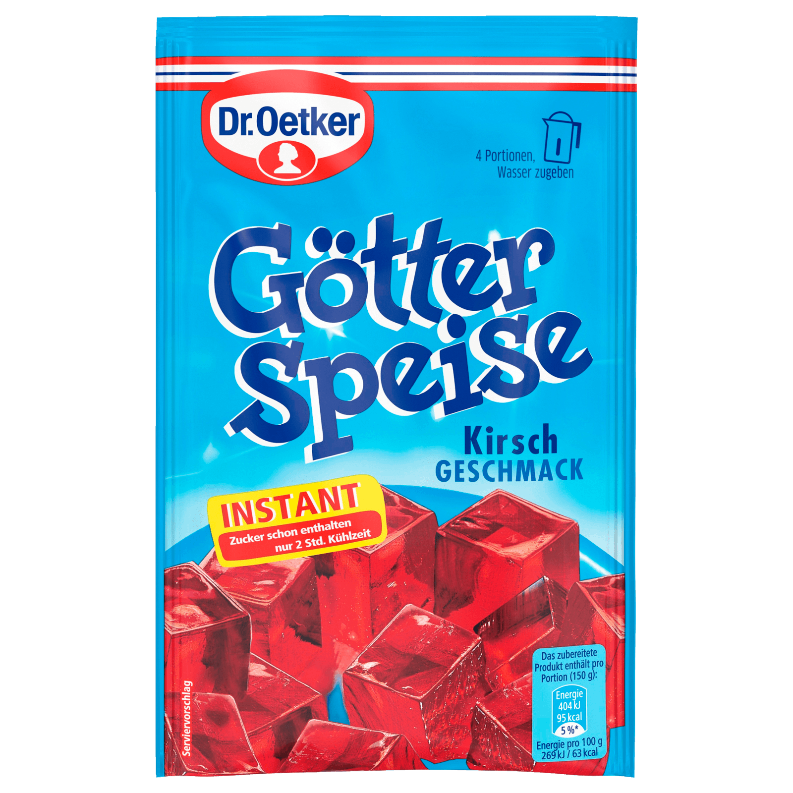 Dr. Oetker Götterspeise Instant Kirsch 500ml