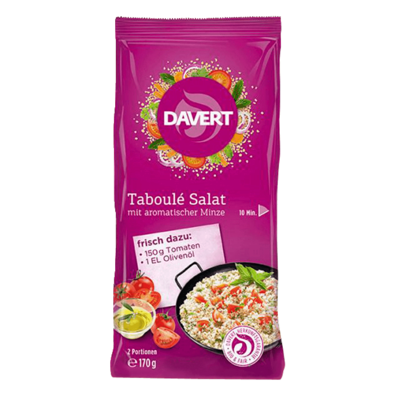 Davert Bio Taboulé Salat 170g