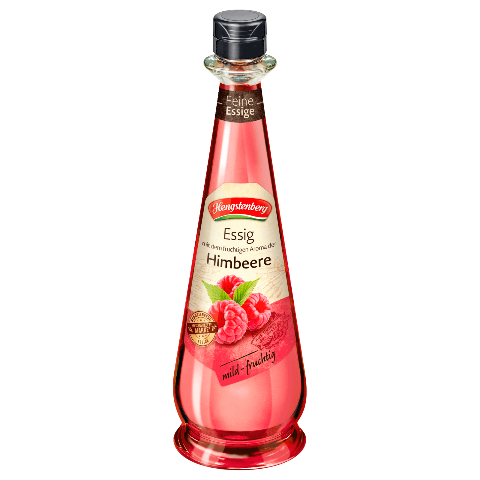 Hengstenberg Essig mit dem fruchtigen Aroma der Himbeere 500ml