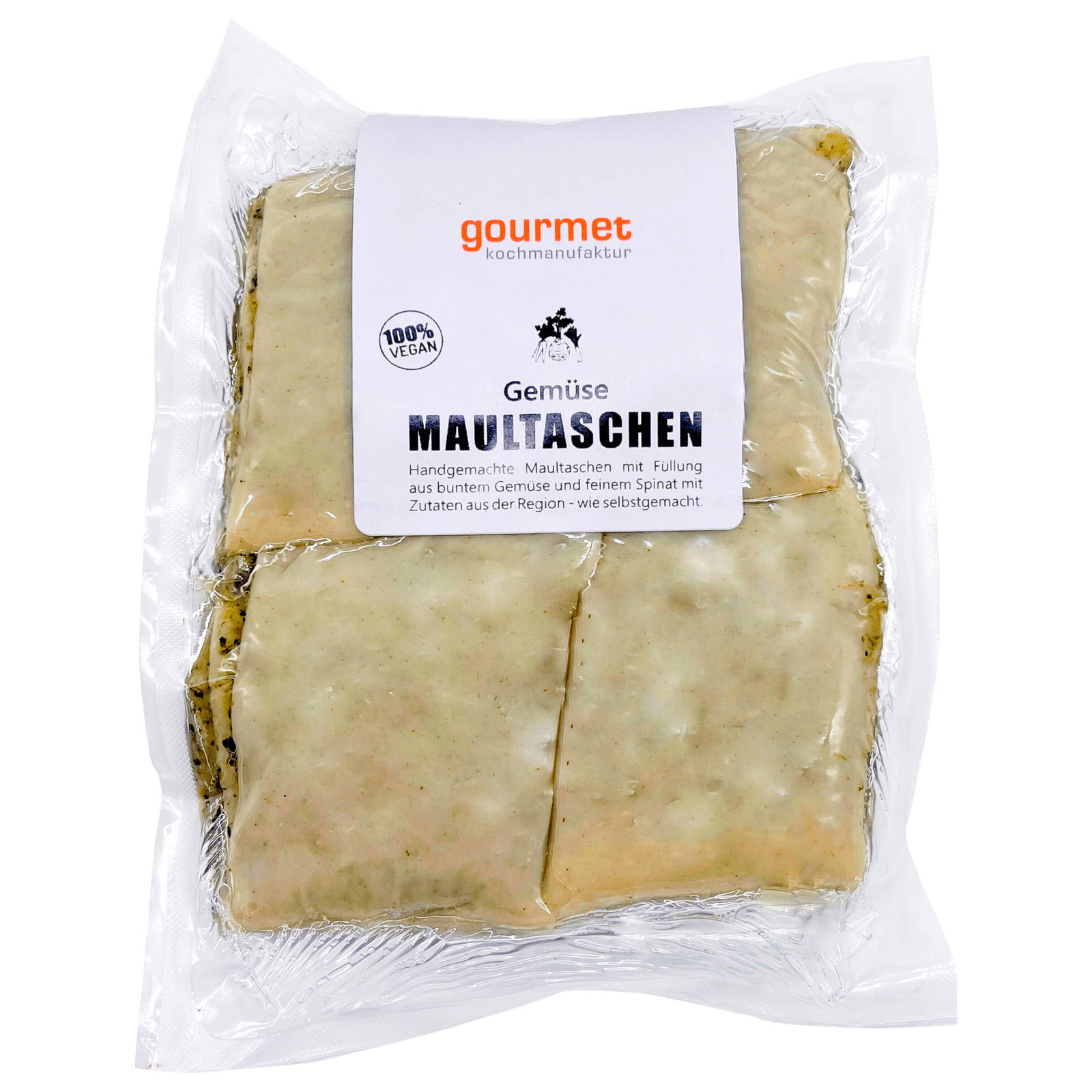 Gourmet Kochmanufaktur Vegane Gemüsemaultaschen 4 Stück