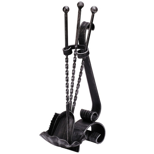 ALPERTEC Kaminbesteck - schwarz