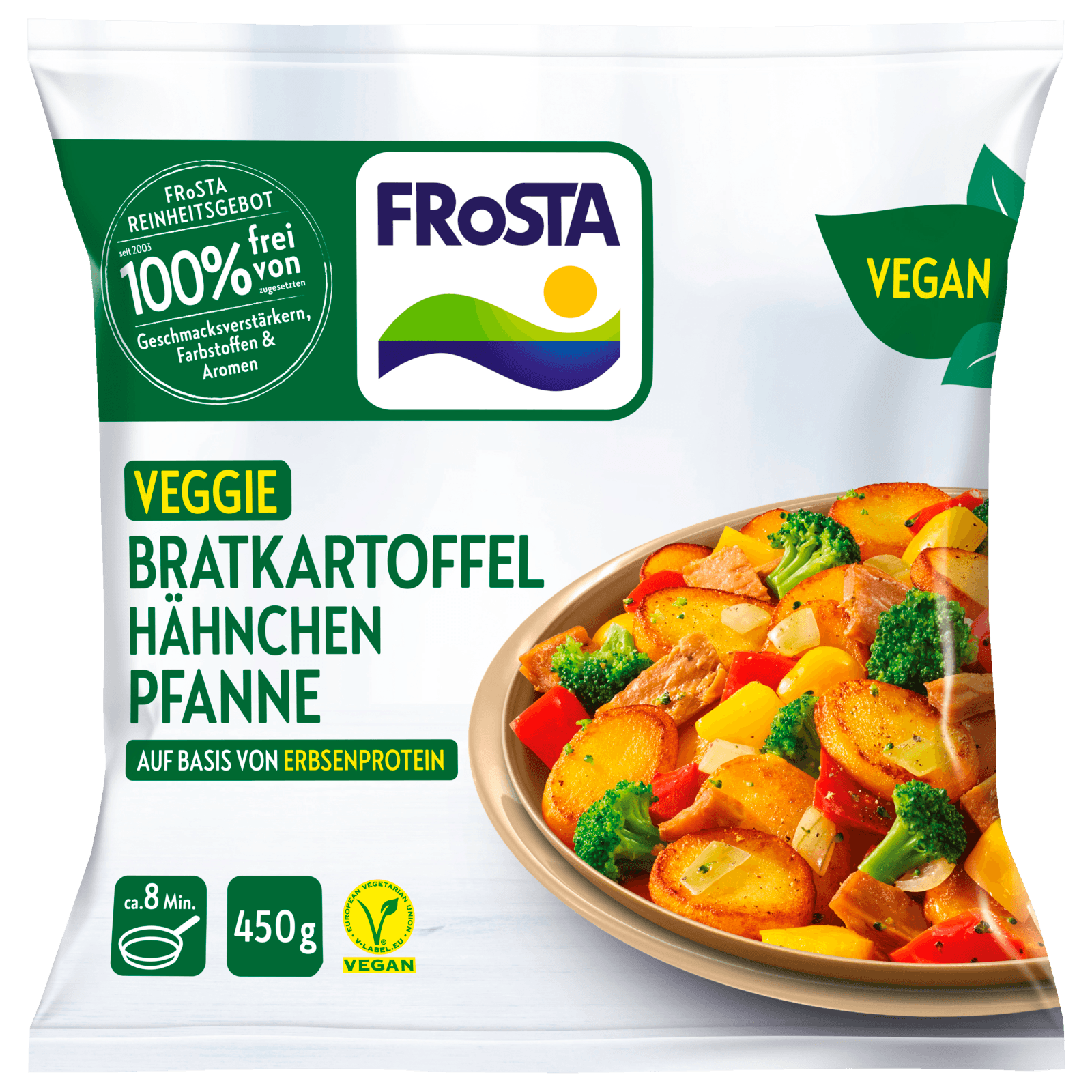 Frosta Veggie Bratkartoffel Hähnchen Pfanne vegan 450g