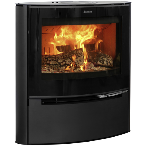 ADURO Kaminofen »Aduro 15«, Stahl, 6,5 kW, BxHxT: 77,9 x 84 x 36,6 cm, oval - schwarz