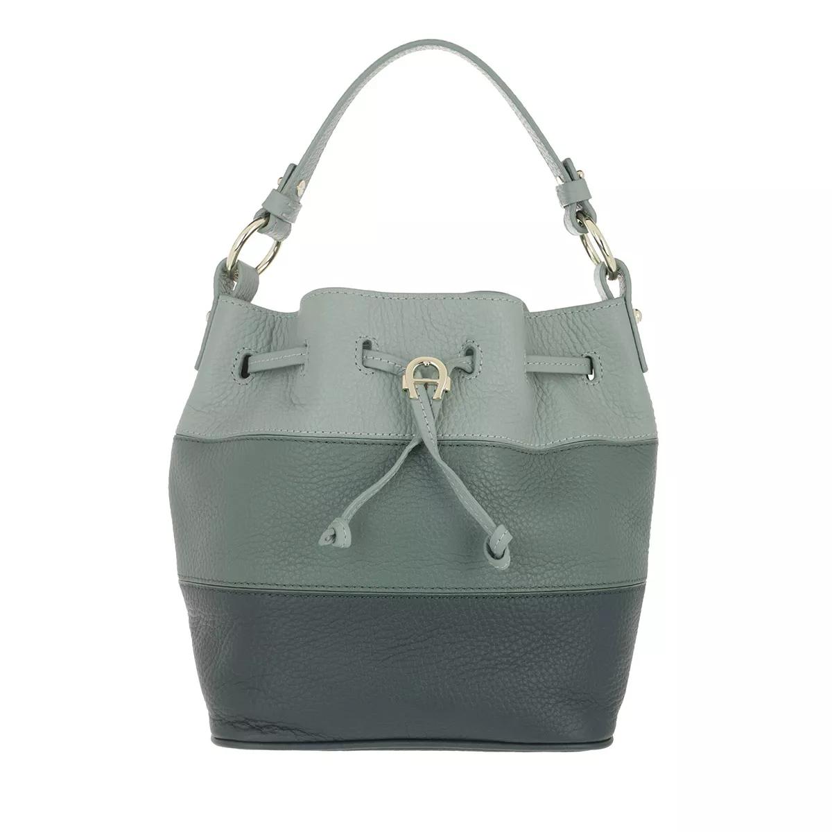 Aigner Bucket Bag dunkel-grün