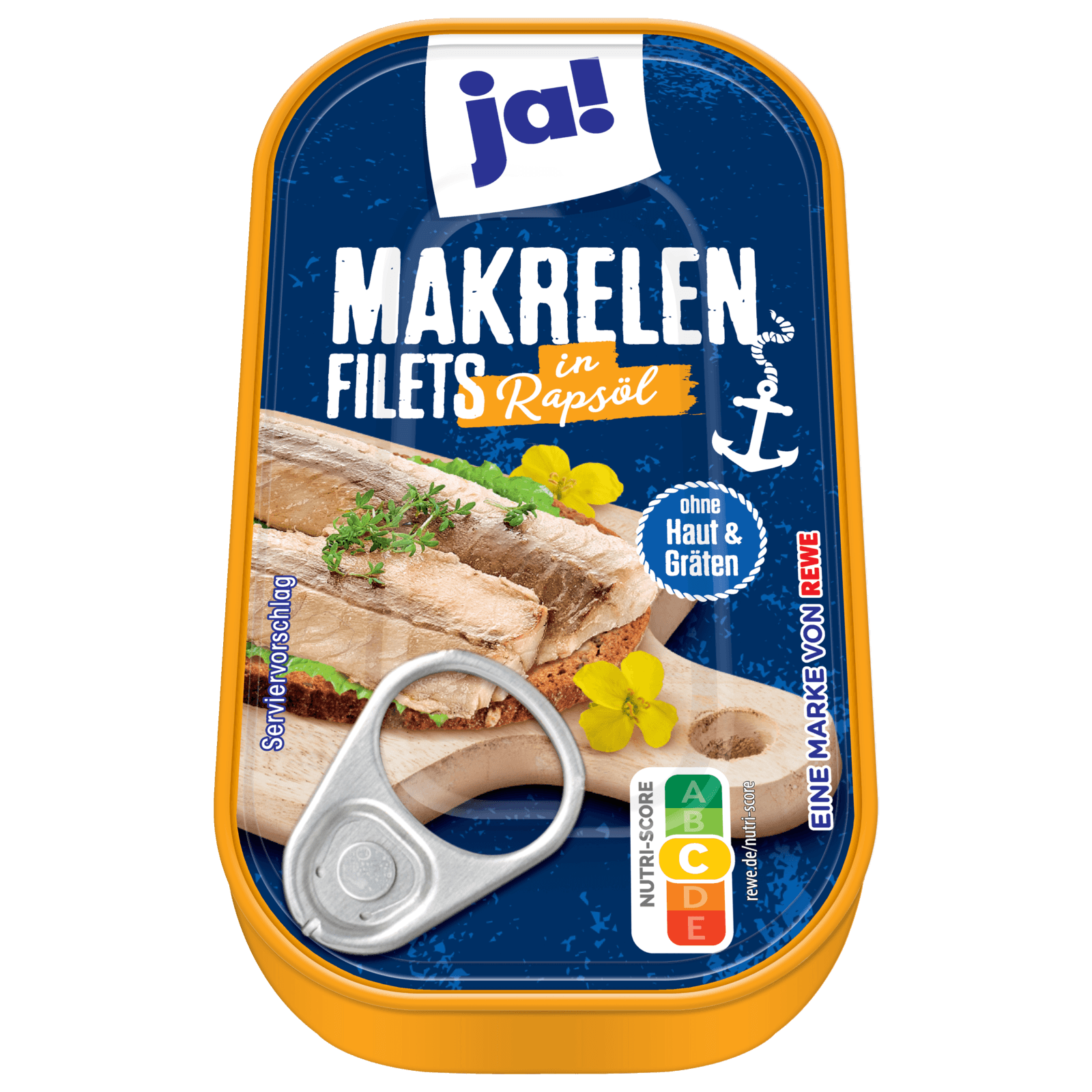 ja! Makrelen-Filets in Rapsöl MSC 90g