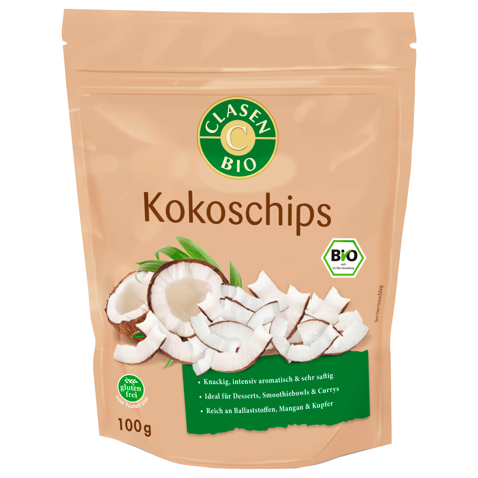 Clasen Bio Kokoschips 100g