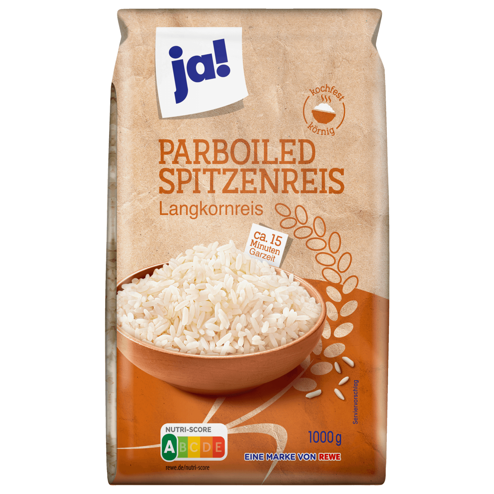 ja! Parboiled Spitzenreis Langkornreis 1kg