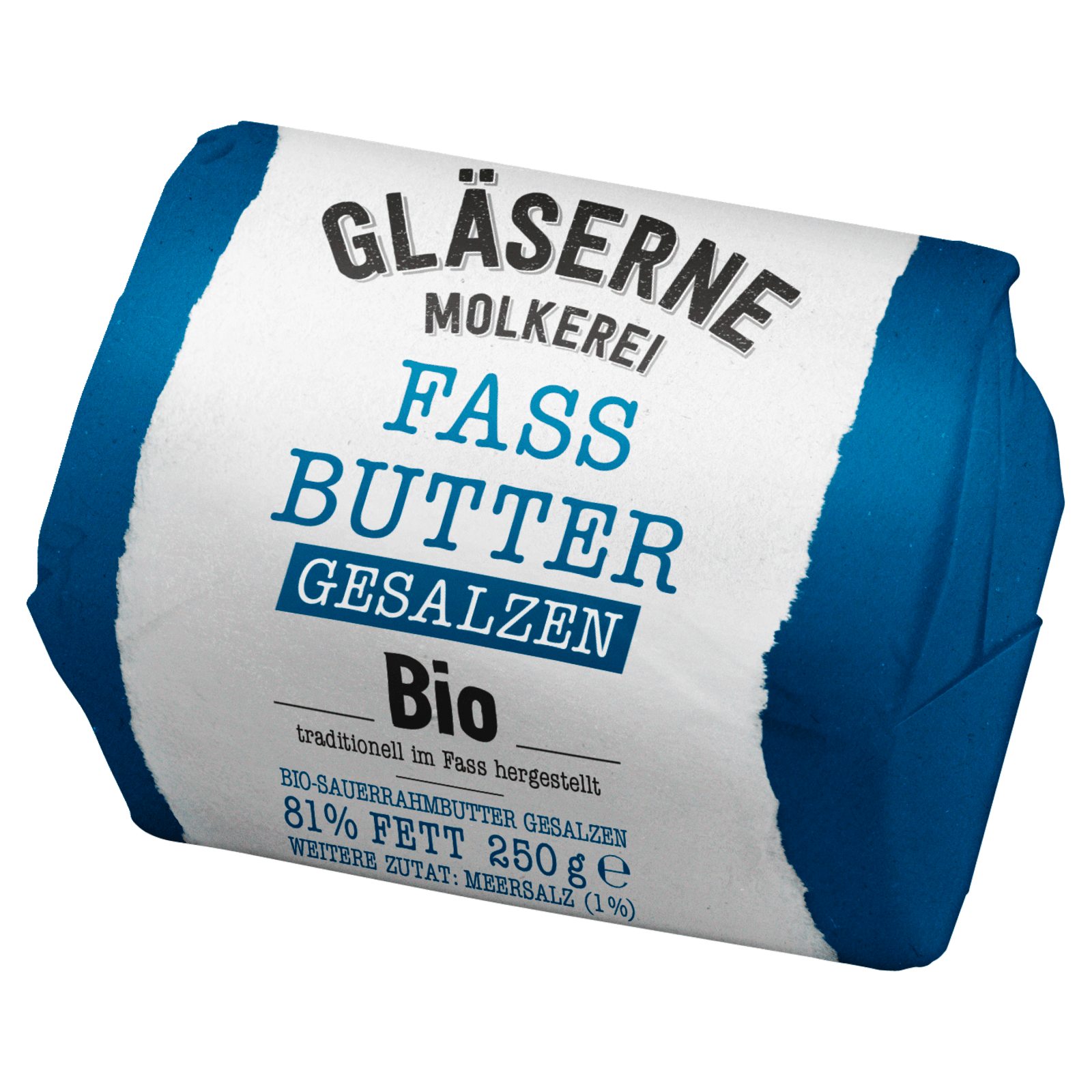 Gläserne Molkerei Bio Fassbutter gesalzen 250g