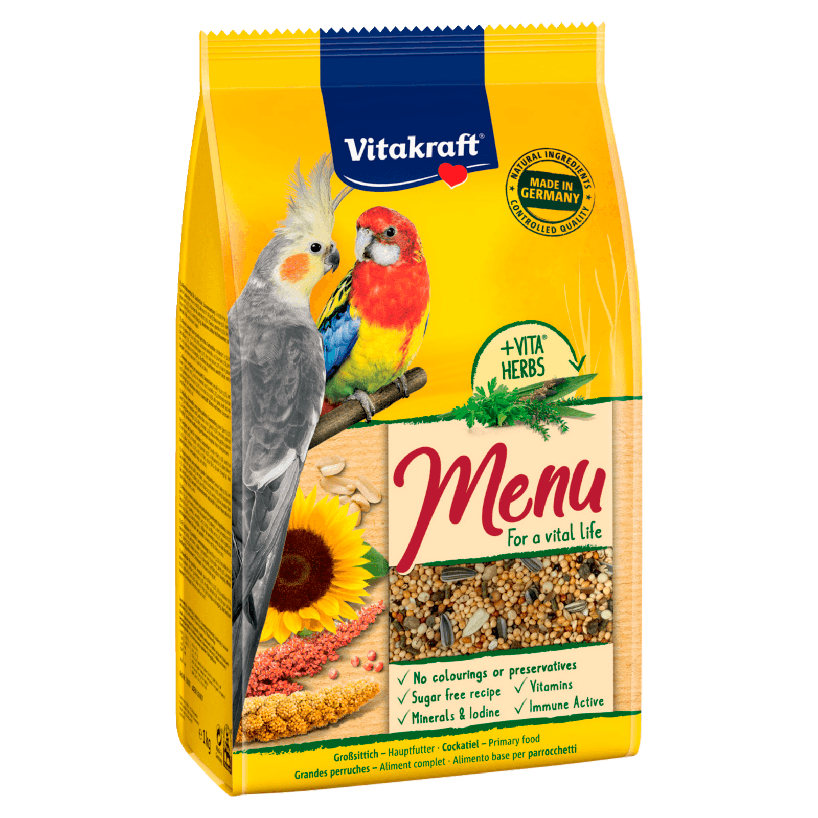 Vitakraft Vogelfutter Menü Großsittich 1kg