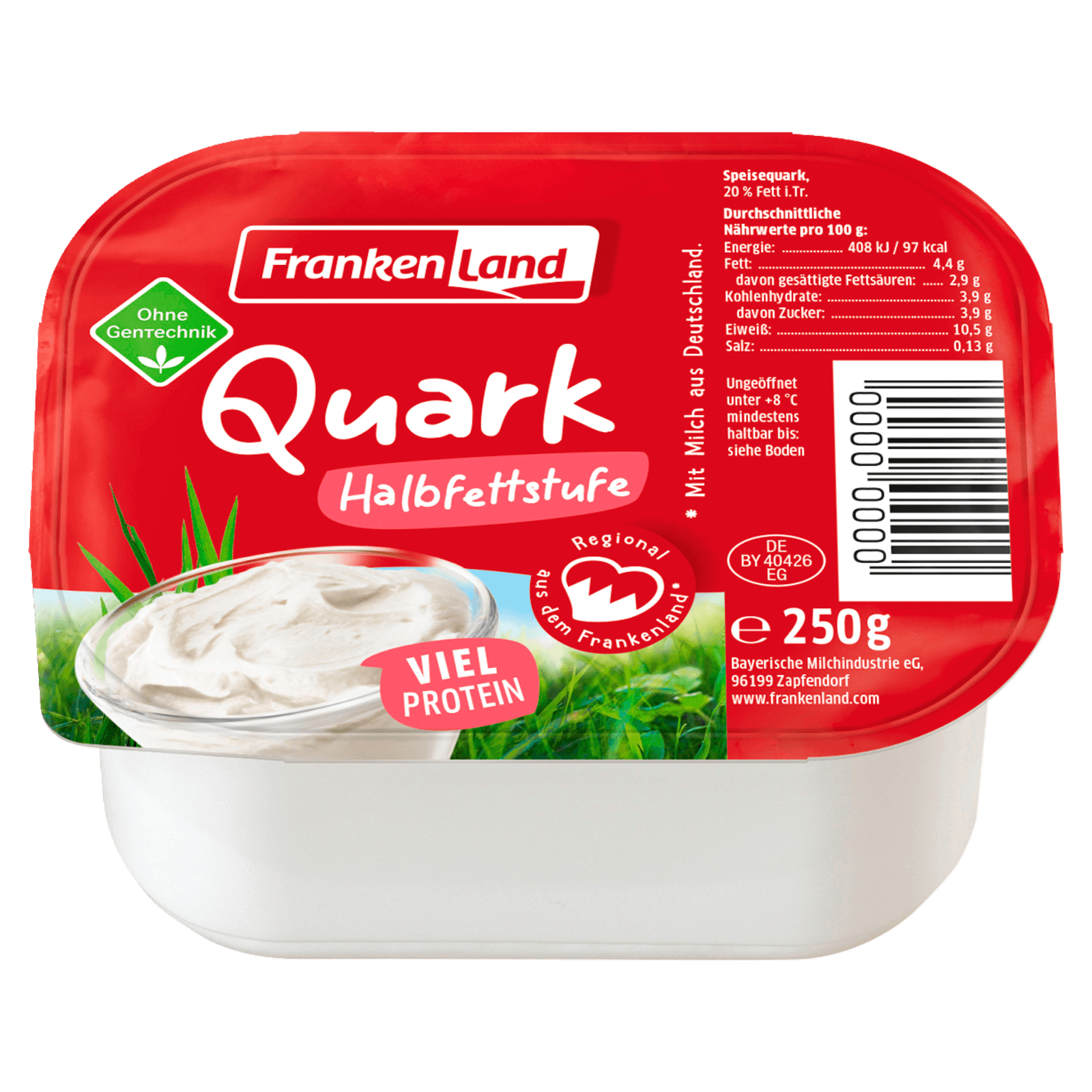 Frankenland Speisequark 20% Fett i. Tr. 250g