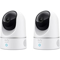 eufy Überwachungskamera 2K Indoor Neigen & Schwenken, 2er Pack