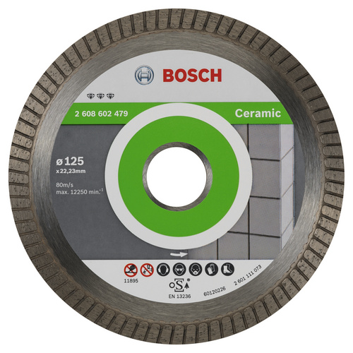 BOSCH Diamanttrennscheibe Best for Ceramic Extra-Clean Turbo