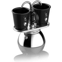 BIALETTI Espressokocher "Mini Induktion", zwei Espressi gleichzeitig zubereiten, 90 ml, Zwei-Schicht-Edelstahl
