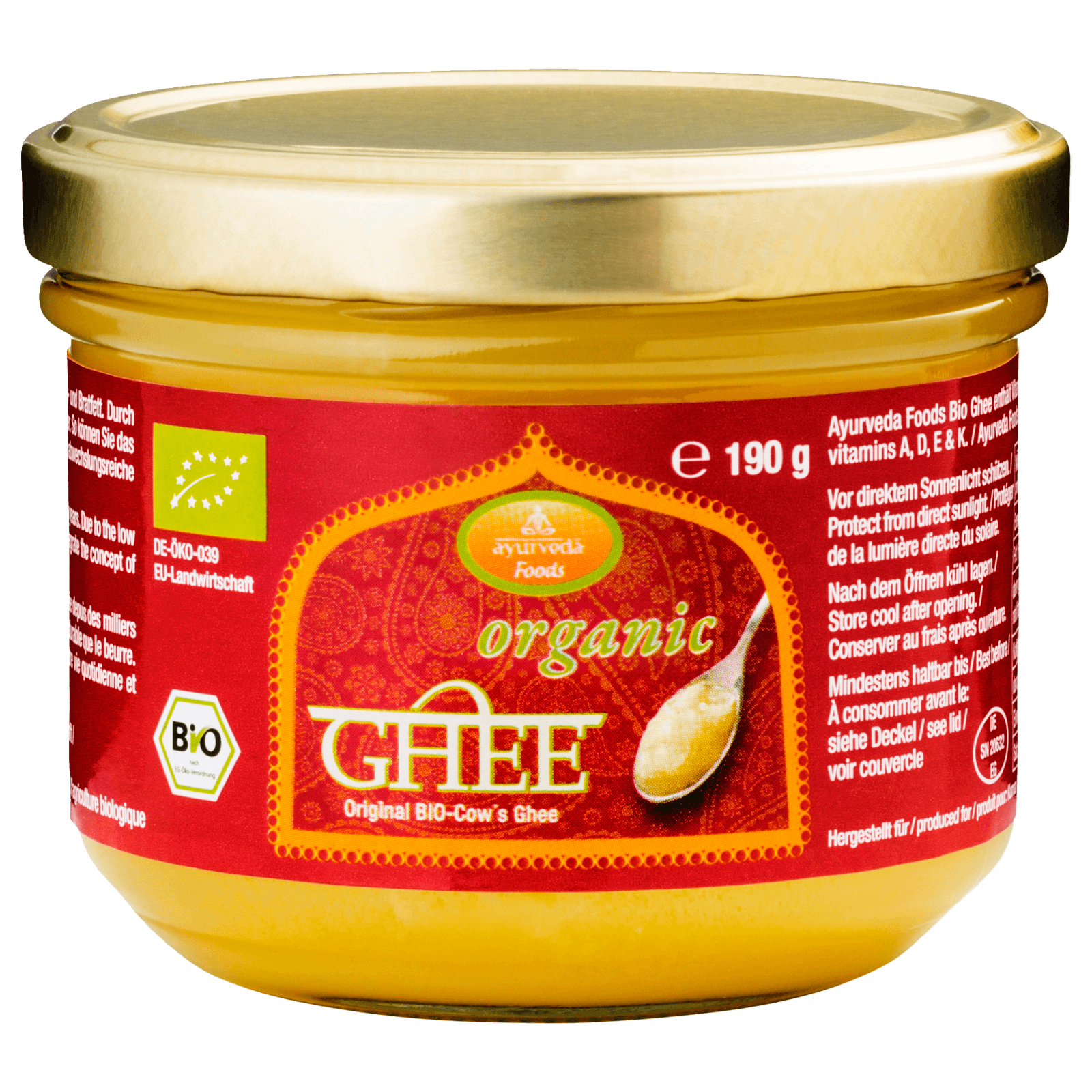 Ayurveda Foods Bio Ghee 190g