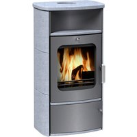 accente Kaminofen »Montreal«, Naturstein, 6 kW, BxHxT: 56 x 110 x 40 cm - grau