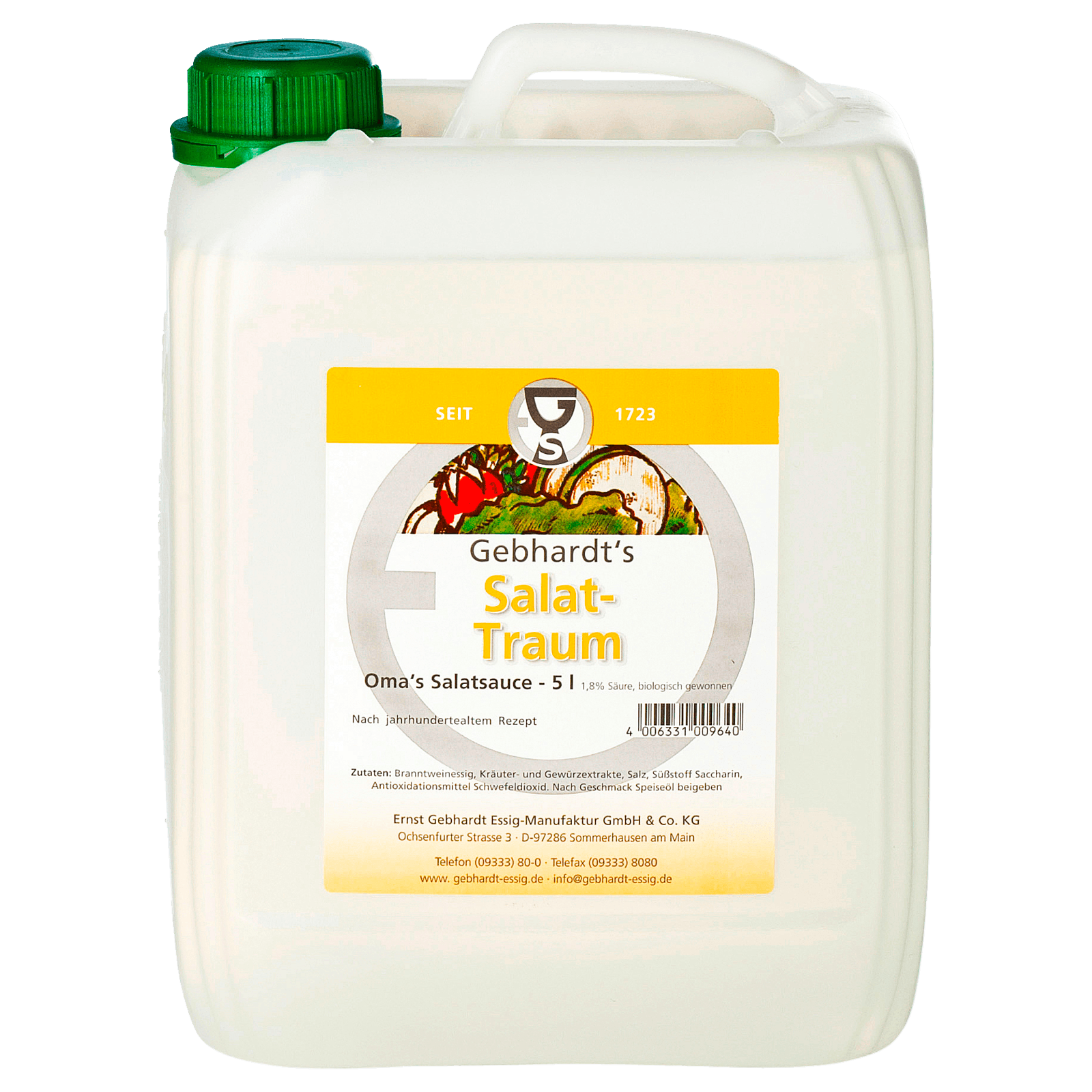 Gebhardt's Salattraum Oma's Salatsauce 5l