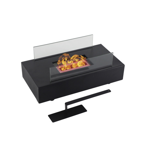 ACTIVA Feuerstelle, schwarz, BxHxT: 15 x 36 x 18 cm