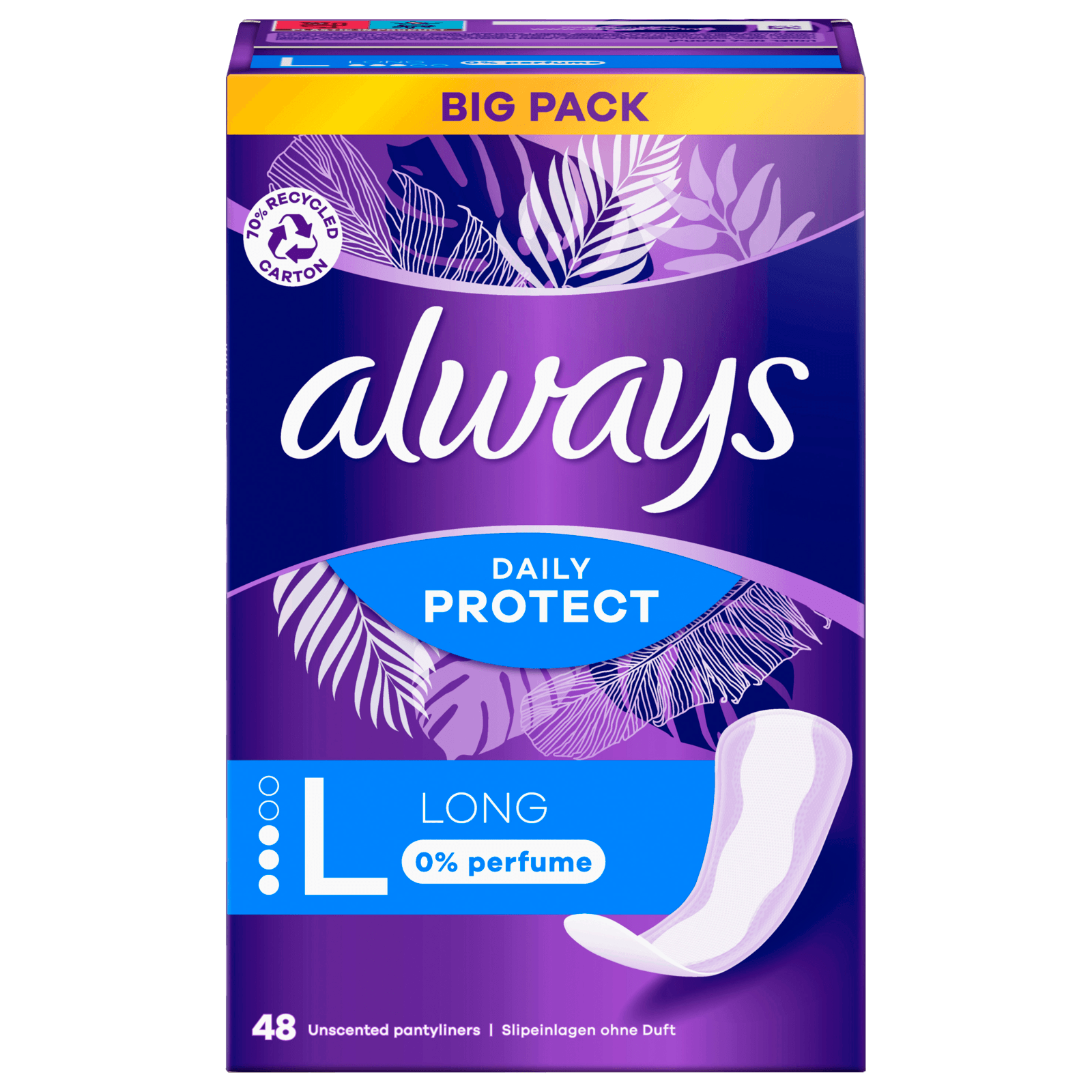 Always Slipeinlagen Extra Protect Large 48 Stück