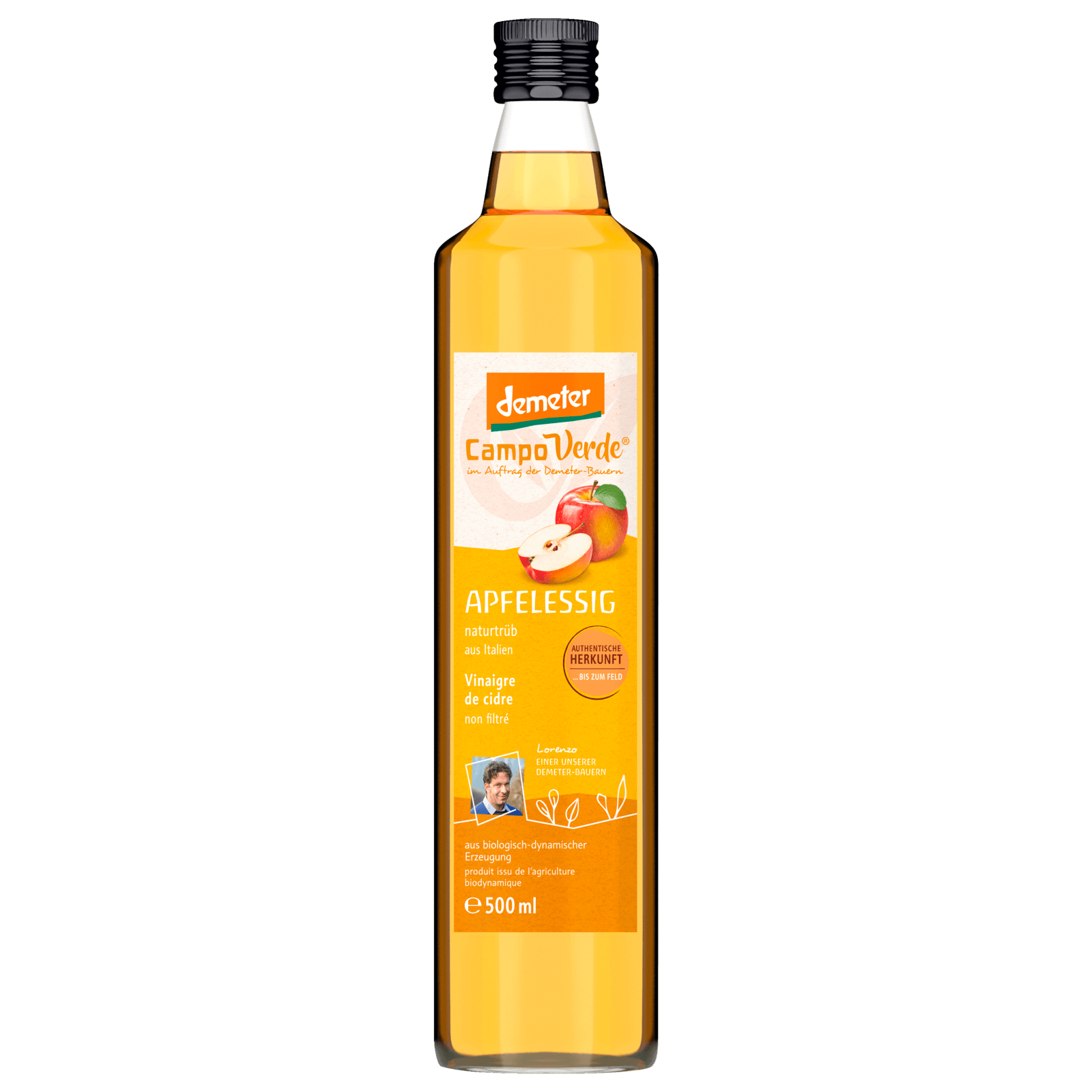 Campo Verde Bio Demeter Apfelessig 500ml