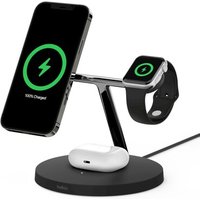 Belkin BOOST↑CHARGE™ PRO Drahtloses 3-in-1-Ladegerät mit MagSafe schwarz