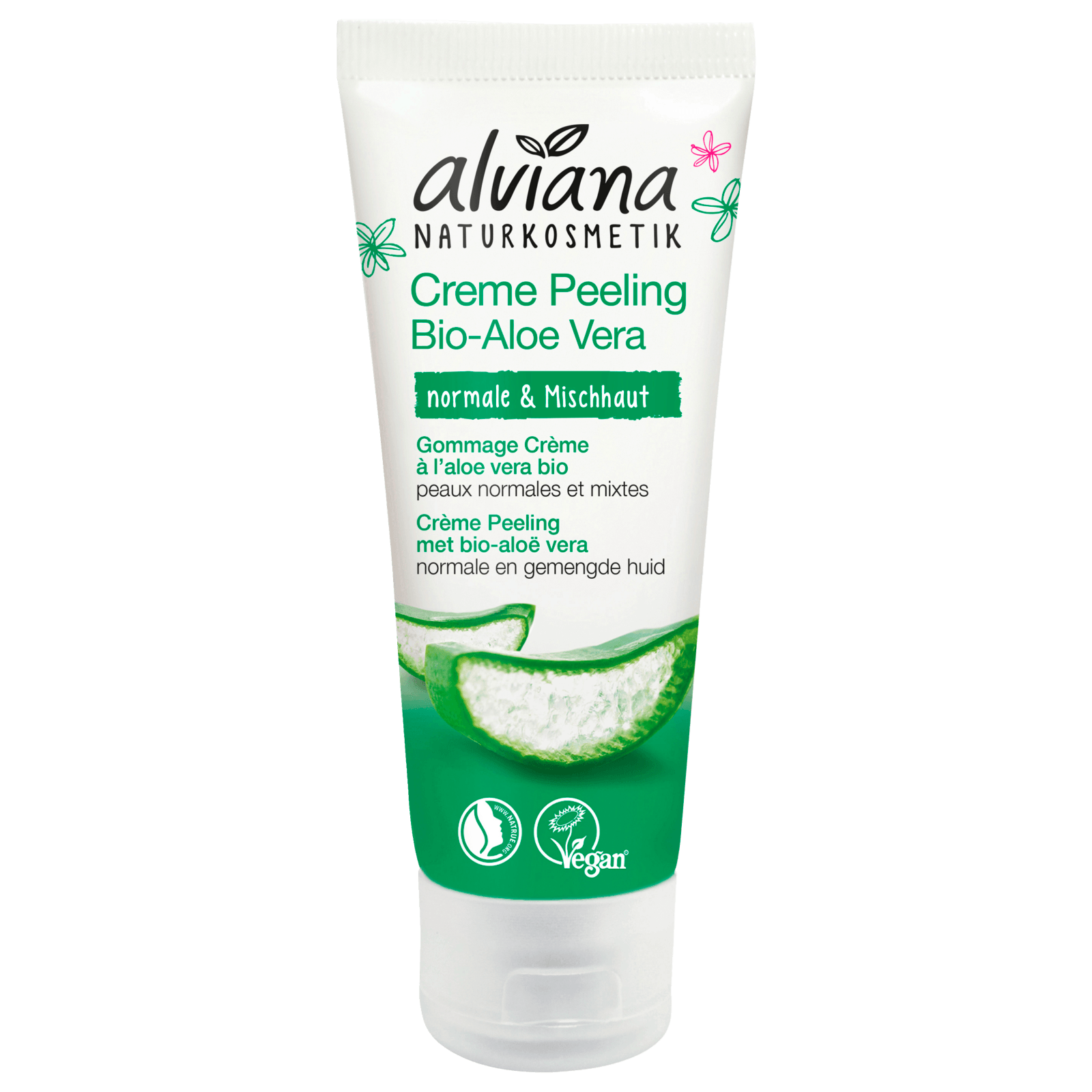 Alviana Creme Peeling Bio-Aloe Vera 75ml