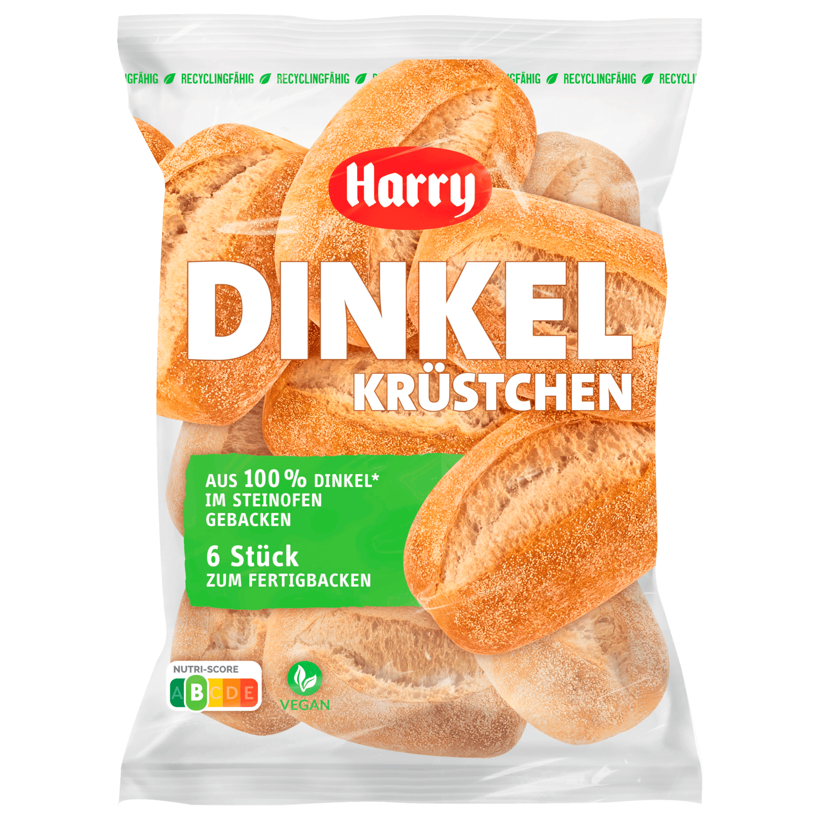 Harry Dinkelkrüstchen 480g 6 Stück