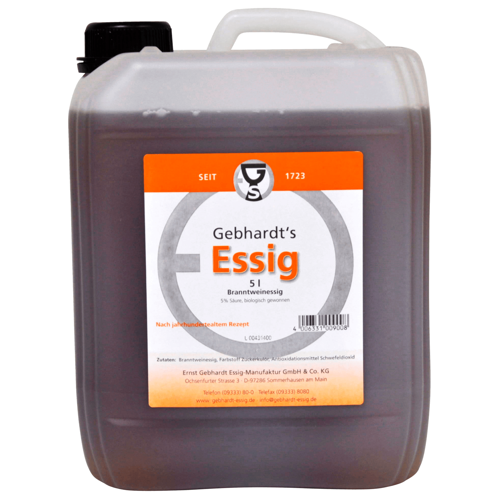 Gebhardt Branntweine 5% Säure Braun 5l