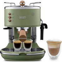 DeLonghi Siebträgermaschine "Icona Vintage ECOV 311.GR", auch für Kaffeepads geeignet