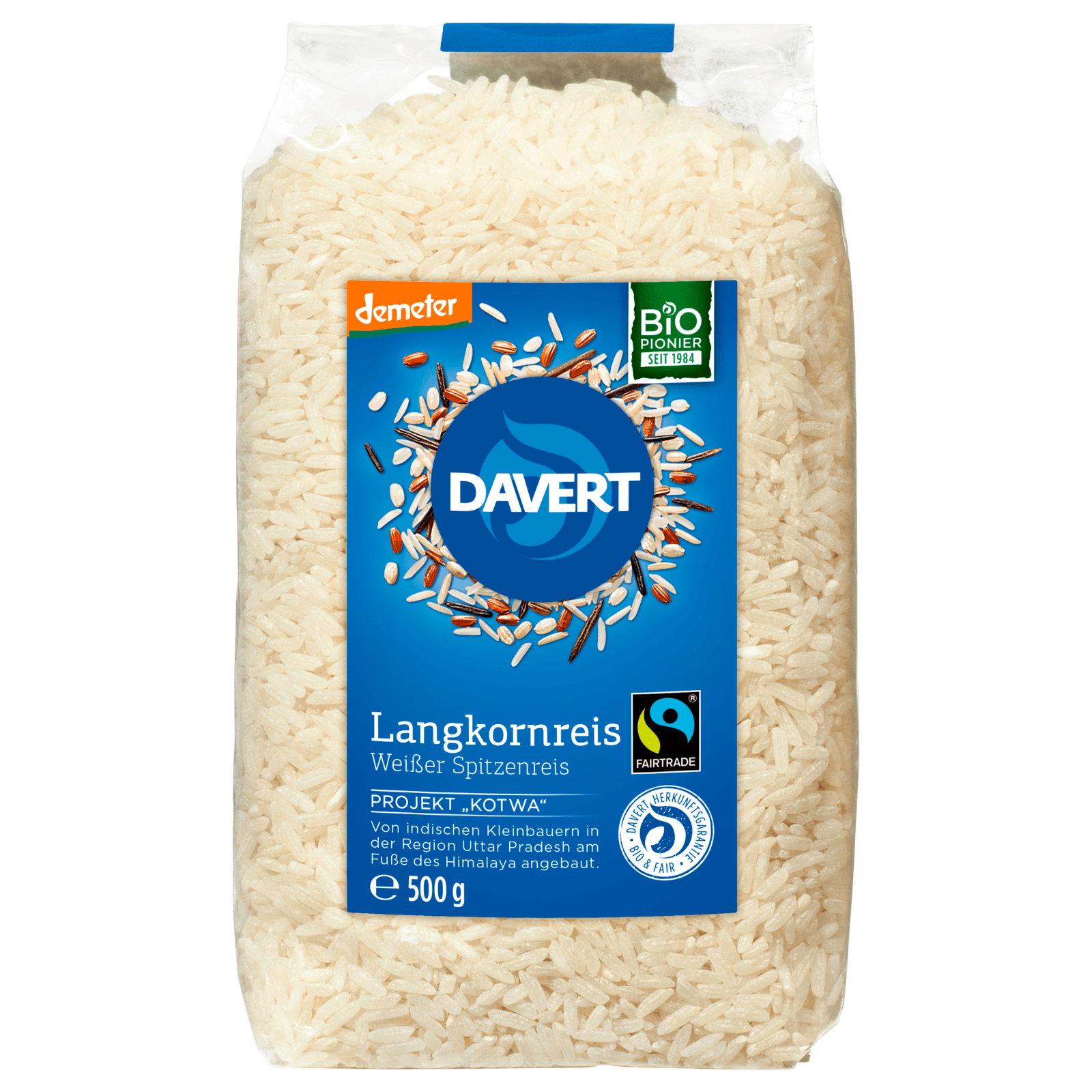 Davert Bio Langkornreis 500g