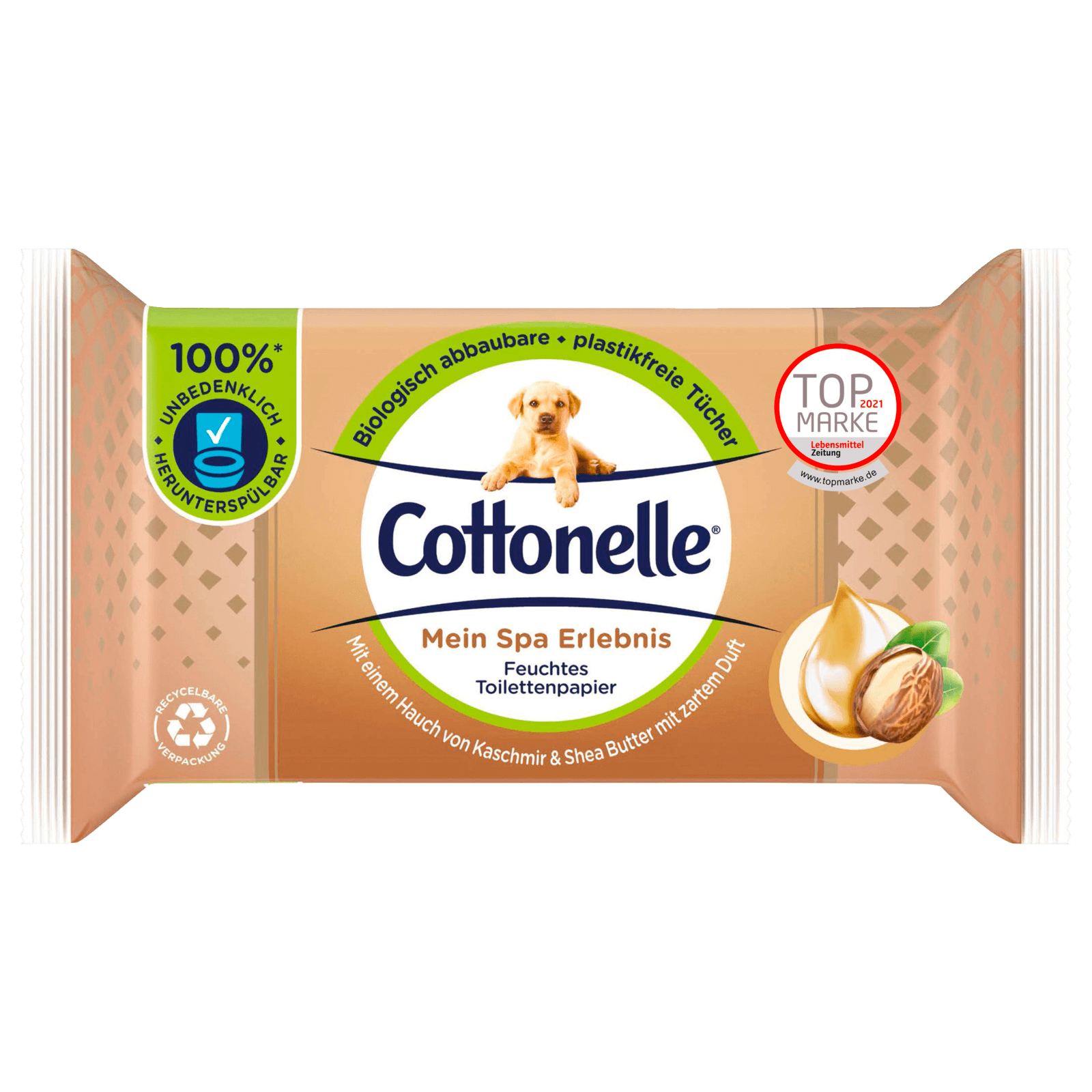 Cottonelle Feuchtes Toilettenpapier Spa Kaschmir & Shea Butter 42 Stück