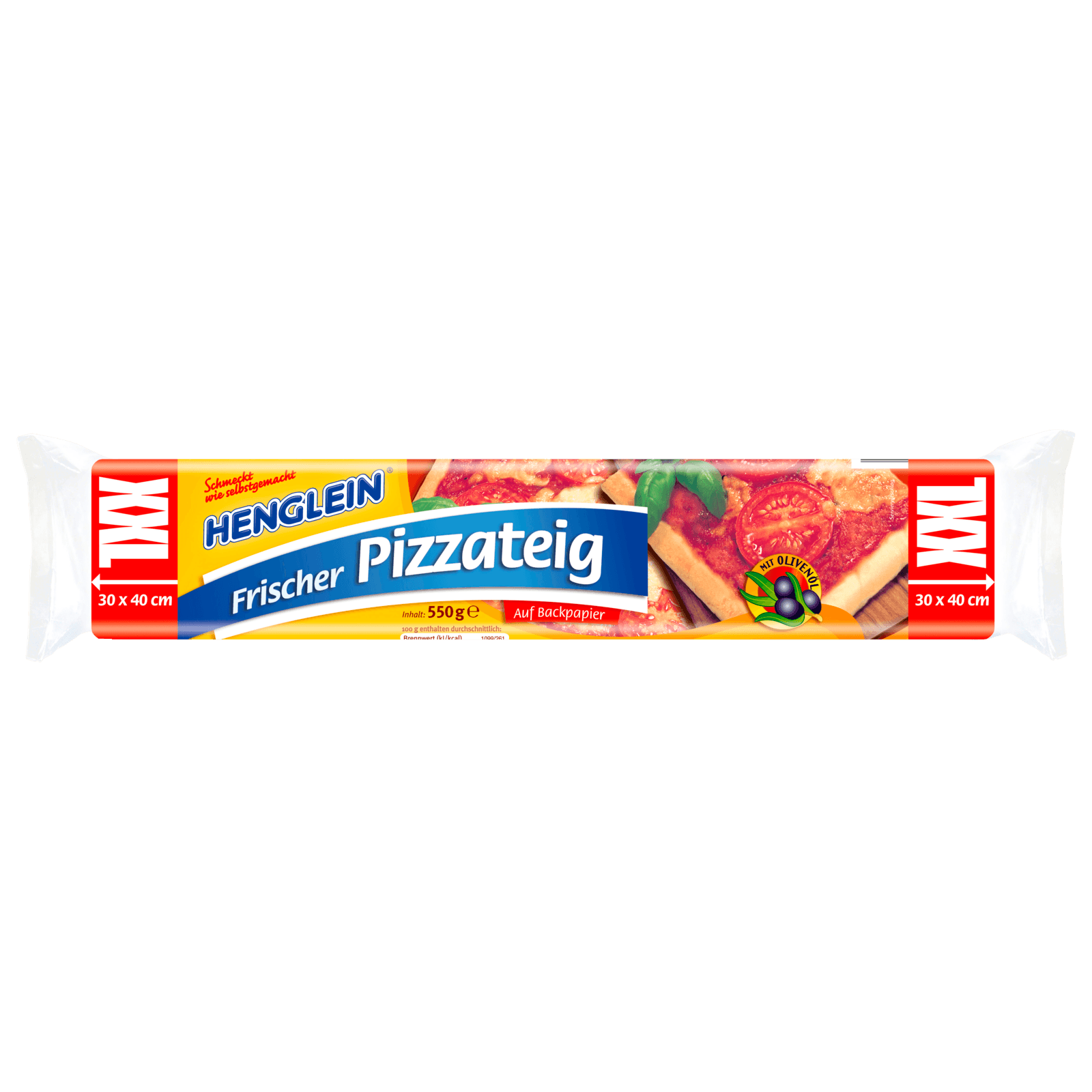 Henglein Pizzateig XXL 550g