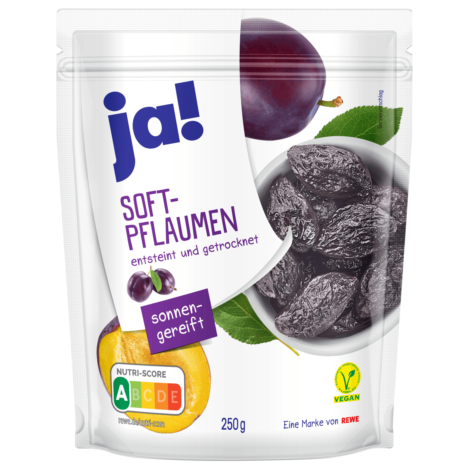 ja! Soft-Pflaumen 250g