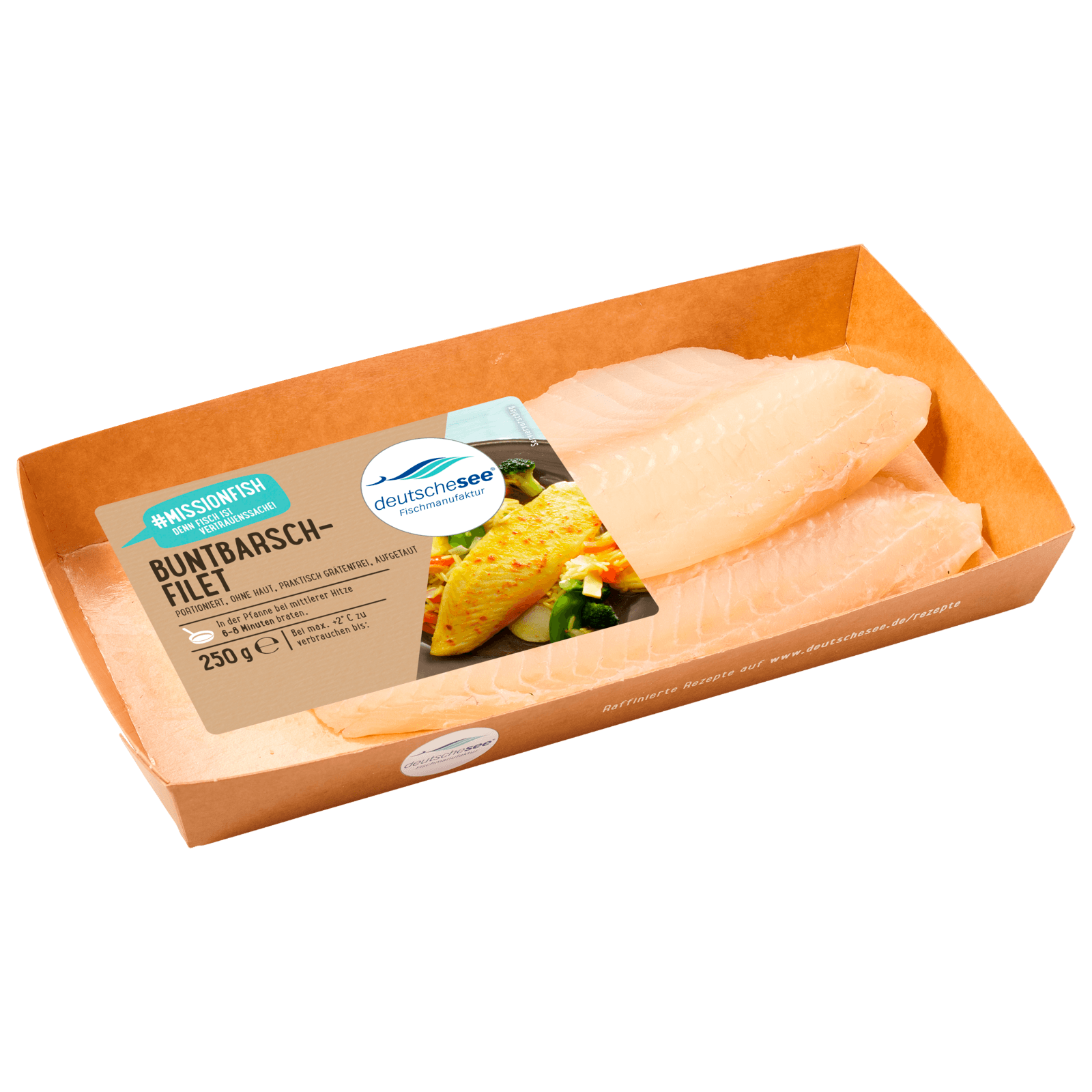 Deutsche See Buntbarschfilet 250g