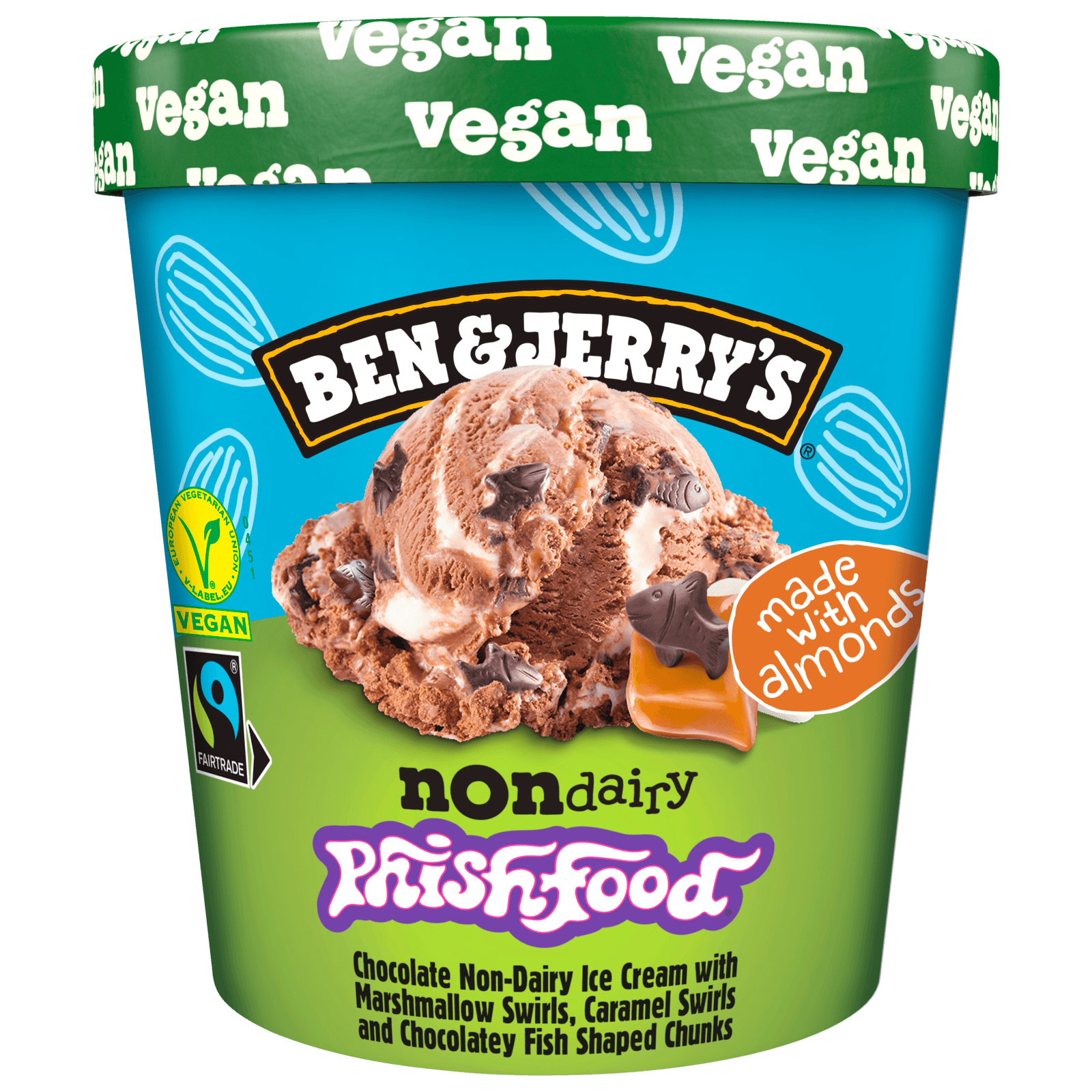 Ben & Jerry's Eis Phishfood vegan 465ml