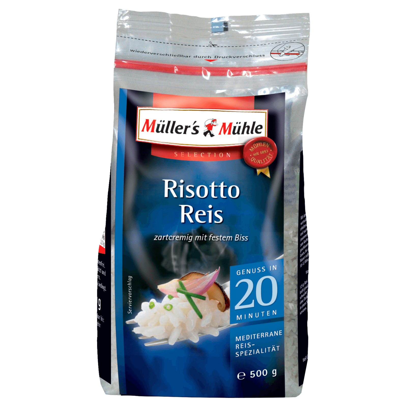 Müllers Mühle Risotto Reis 500g