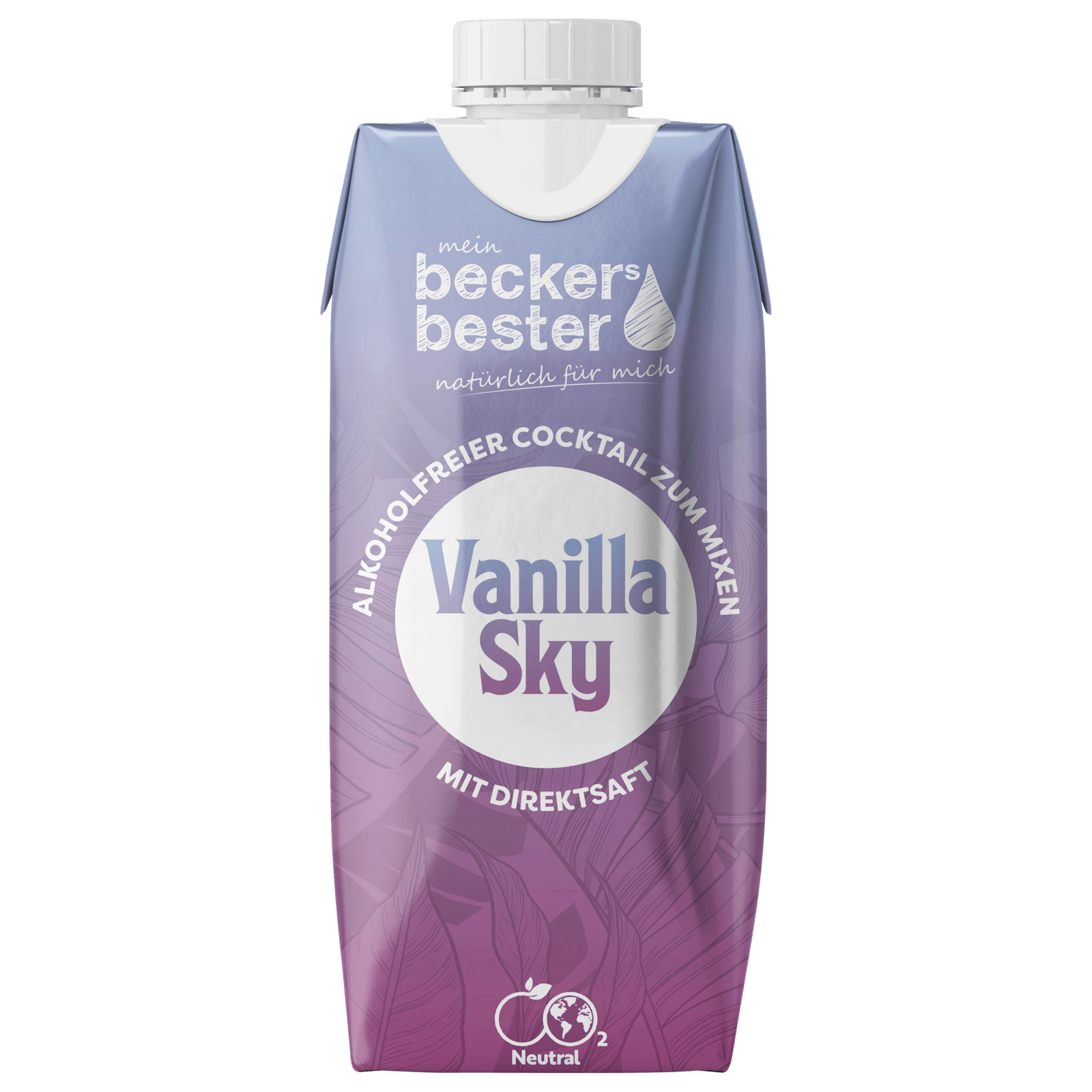 Beckers Bester Alkoholfreier Cocktail zum Mixen Vanilla Sky 0,33l