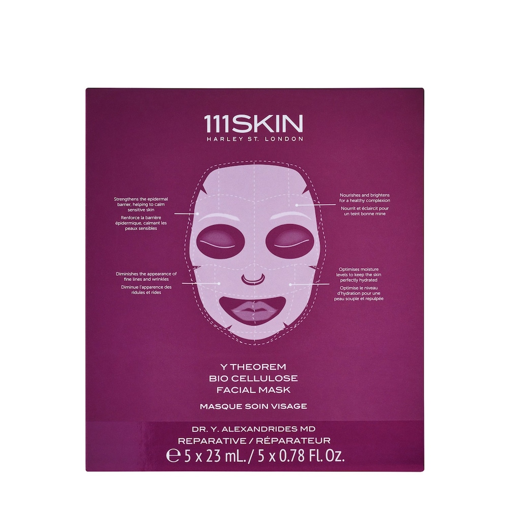 111Skin Y Theorem 111Skin Y Theorem Bio Cellulose Facial Mask Box Gesichtspflegeset 115.0 ml