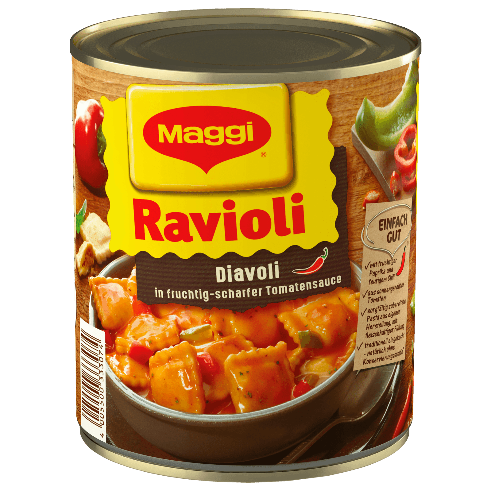 Maggi Ravioli Diavoli in scharfer Tomatensauce 800g