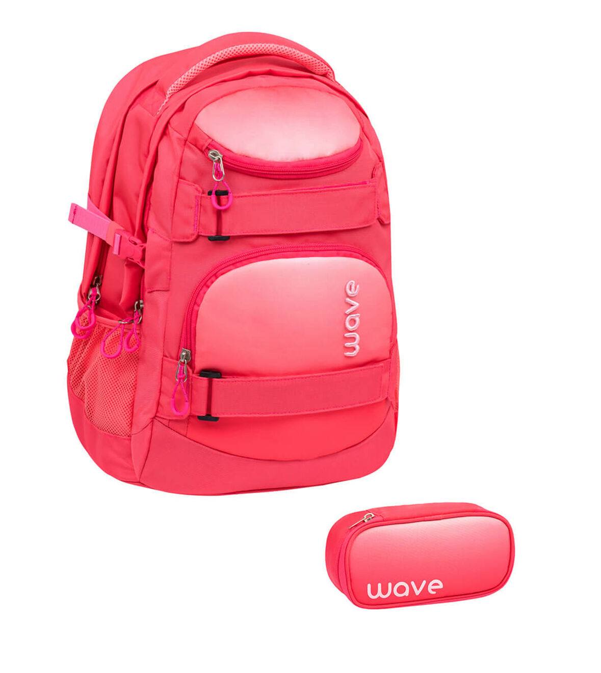 Belmil Schulrucksack Wave Infiniy Set 1 Ombre Coral Paradise koralle