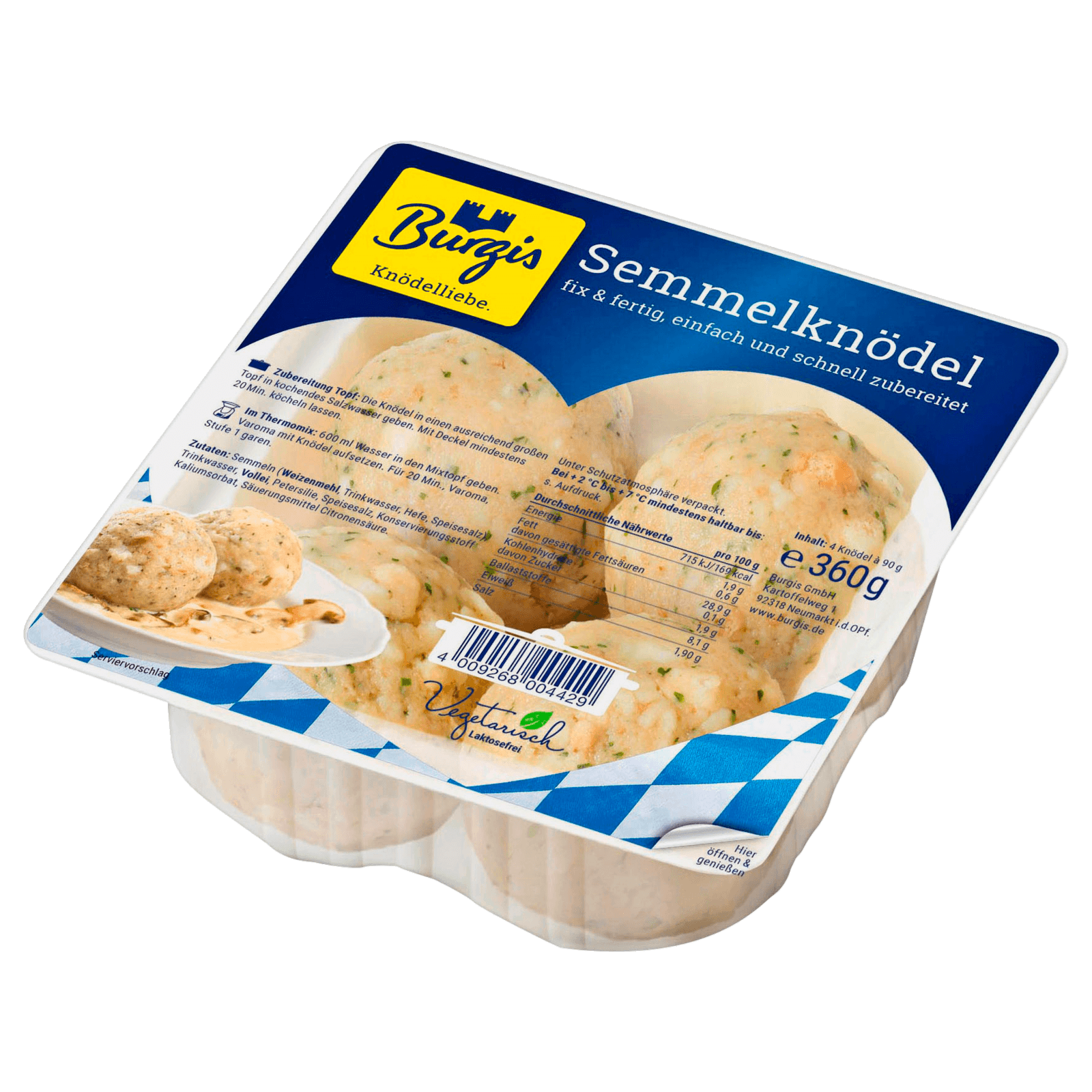 Burgis Semmelknödel 4x90g