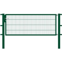 Alberts Zaundoppeltür, 200 cm Breite, in versch. Höhen