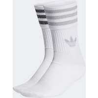 adidas Originals Sportsocken "MIDCUT GLITTER CREW SOCKEN, 2 PAAR", (2 Paar)