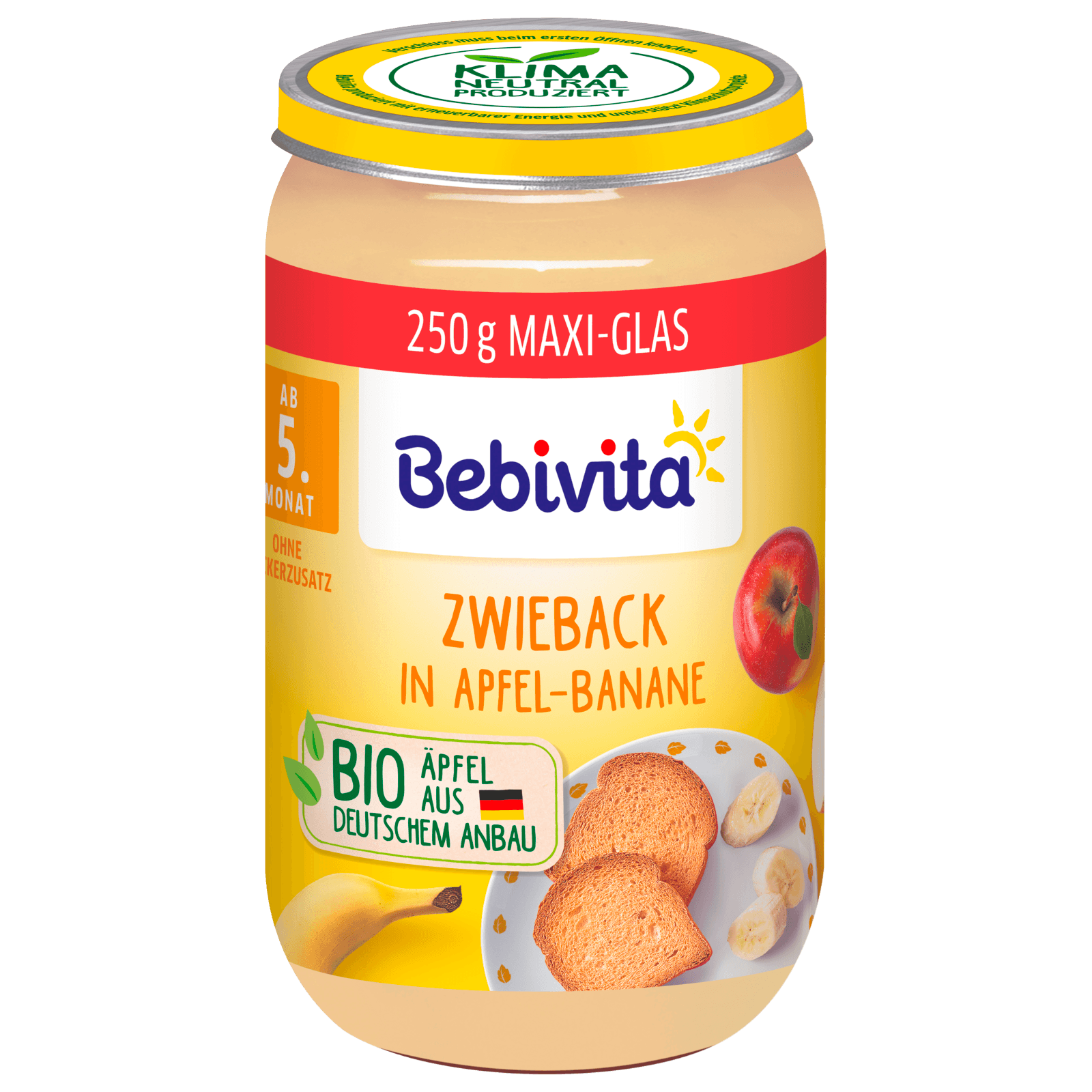 Bebivita Bio Zwieback in Apfel-Banane 250g