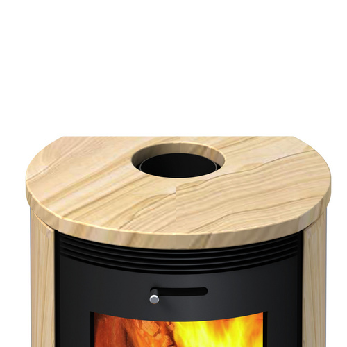 accente Kaminofen »Nador 3.0«, Sandstein, 7,5 kW, BxHxT: 53 x 94 x 42 cm, eckig - beige