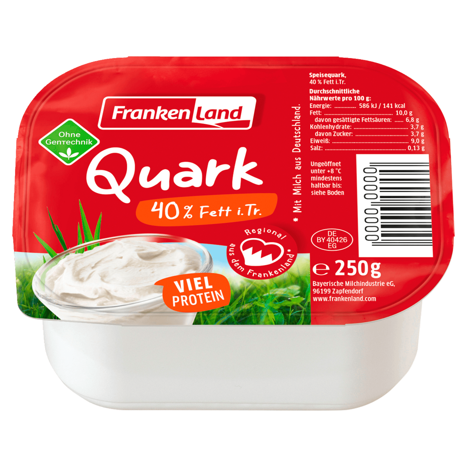 Frankenland Speisequark 40% i. Tr. 250g