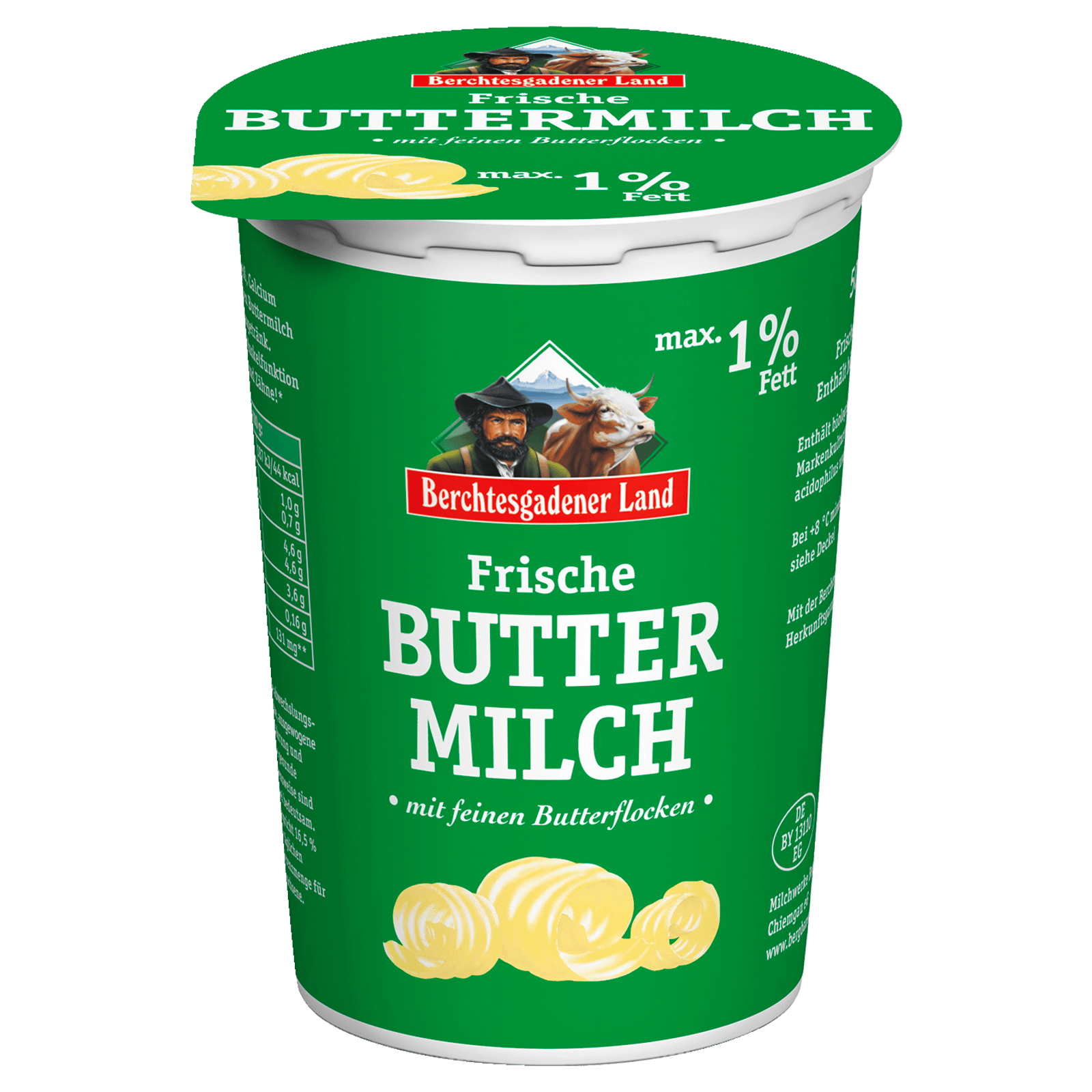 Berchtesgadener Land Buttermilch mit Butterflocken 500g