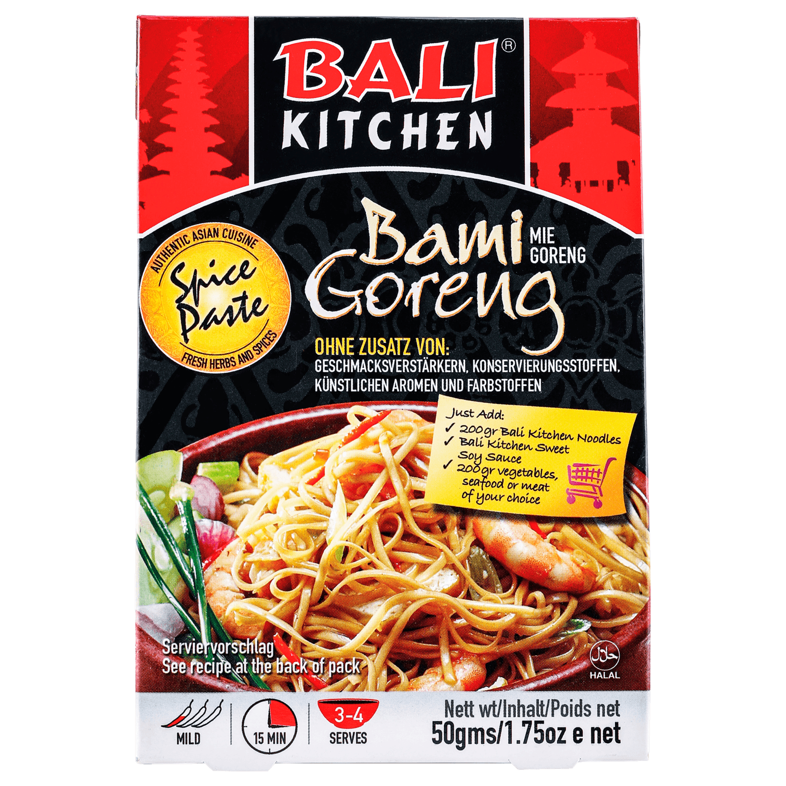 Bali Kitchen Bami Goreng Spice Paste 50g