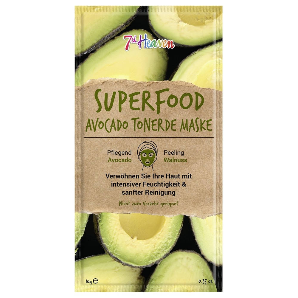 7th. Heaven  7th. Heaven Superfood Schlamm-Maske Avocado Feuchtigkeitsmaske 10.0 g