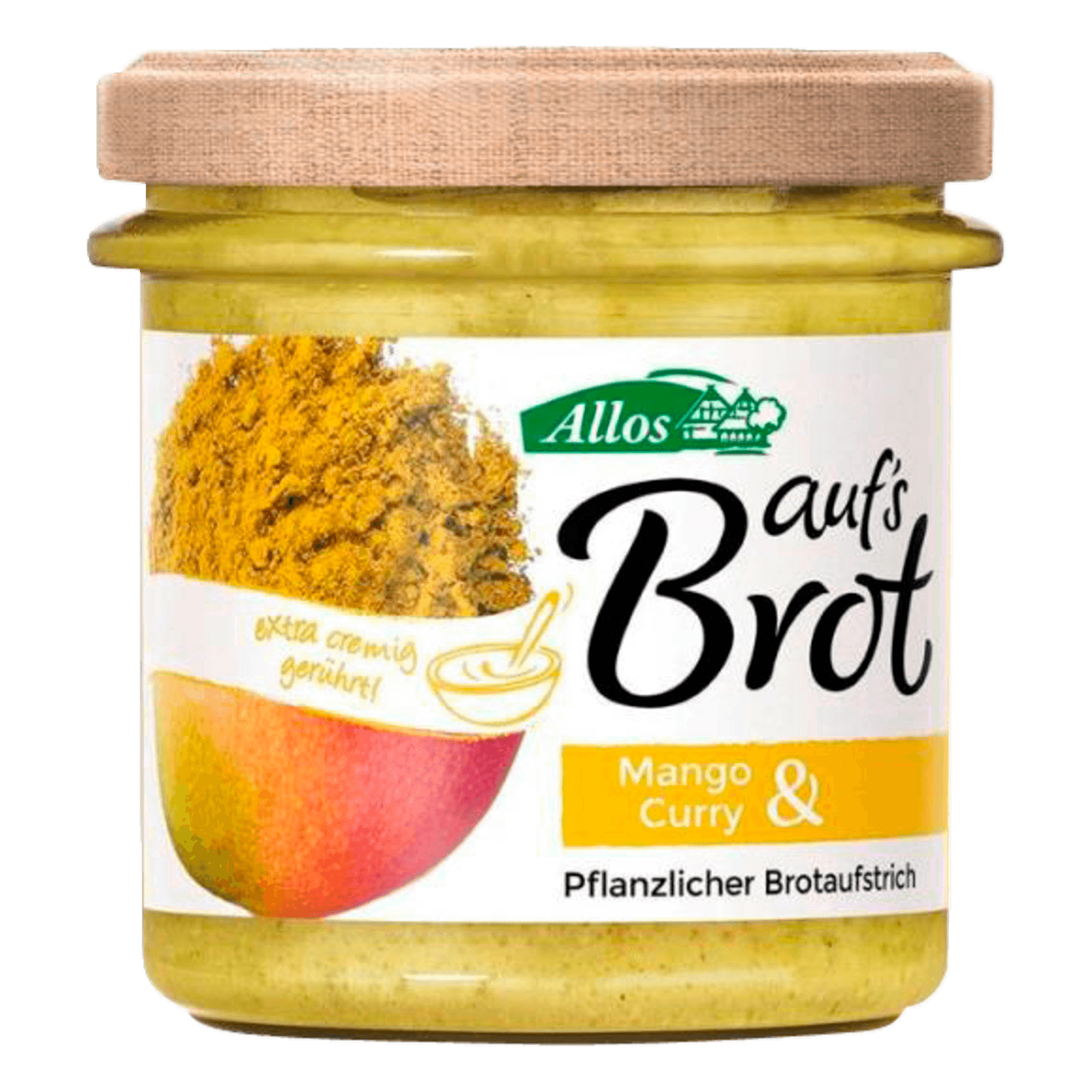 Allos Bio auf's Brot Brotaufstrich Mango & Curry 140g