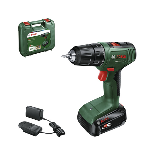 BOSCH Akku-Zweigang-Bohrschrauber »EasyDrill 18V-40«, 1 Akkupack PBA 18V 2,0Ah W-B - gruen